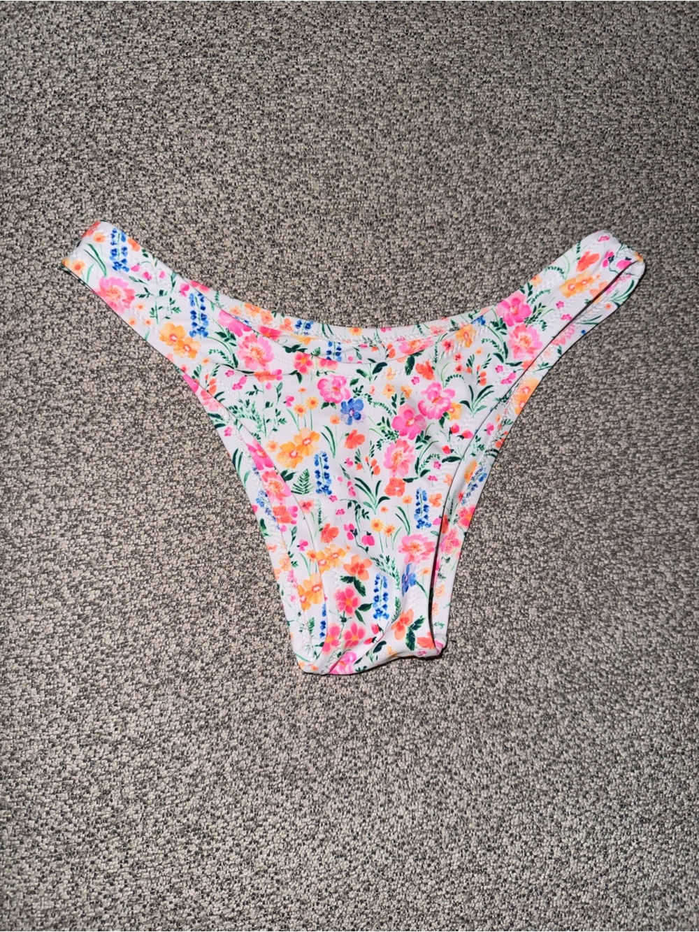 Floral High-Cut Bikini Bottom - Bright Multicolor